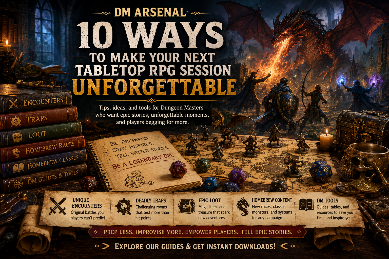 10 Ways to Make Your Next Tabletop RPG Session Unforgettable