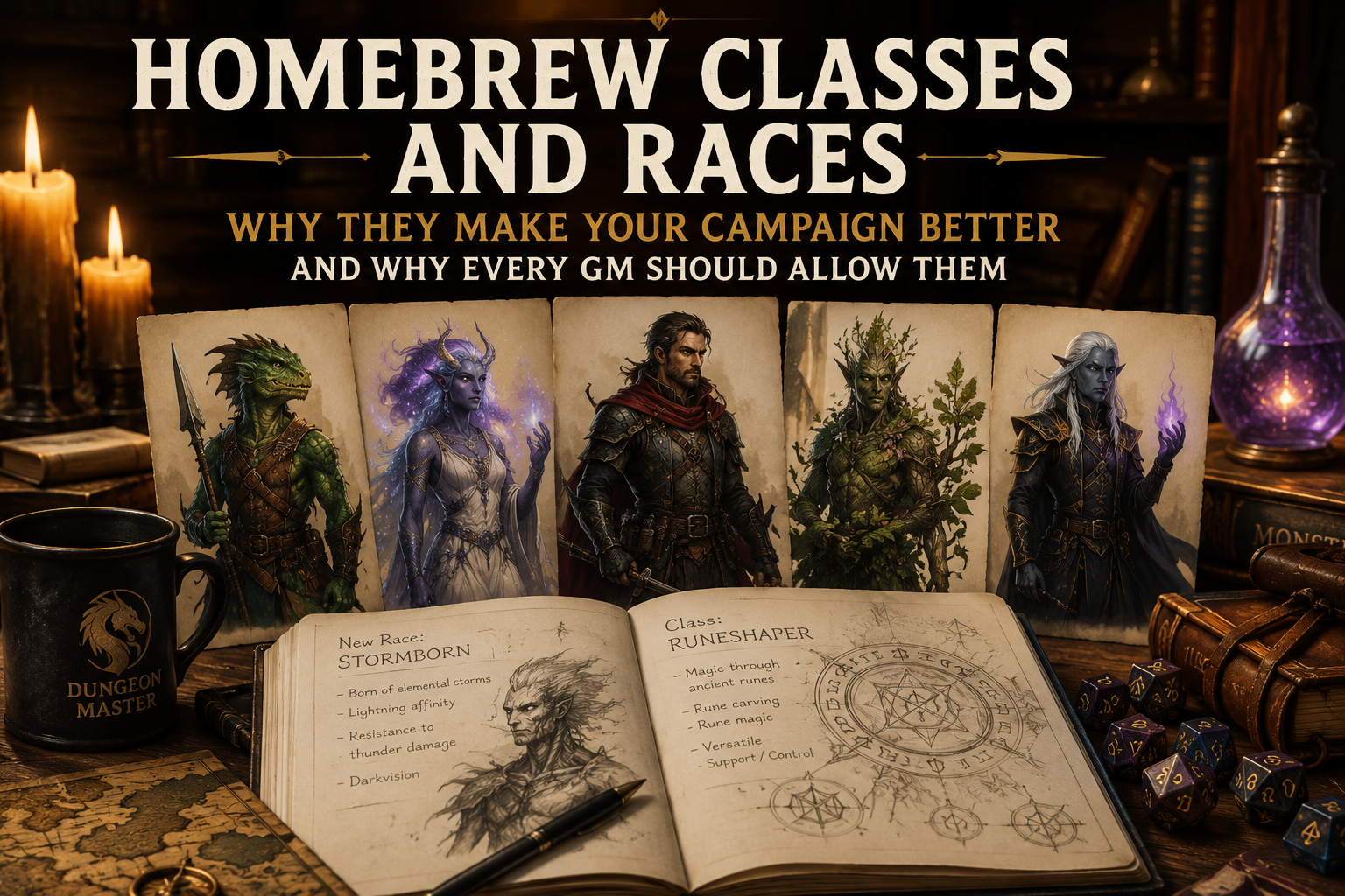 Why Homebrew Classes and Races Can Make Your Campaign Better