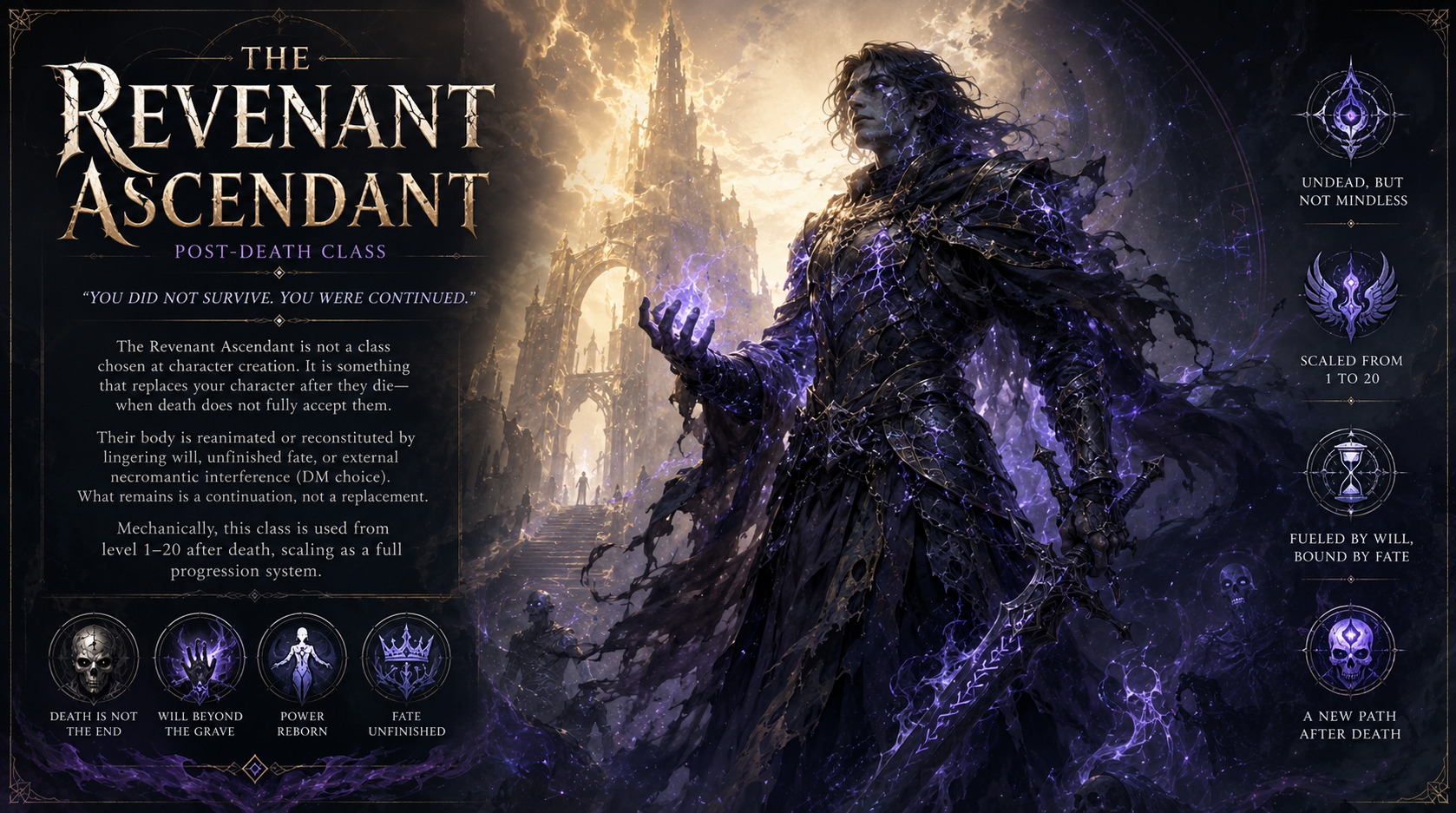 The Revenant Ascendant (Post-Death Class) - Homebrew Class